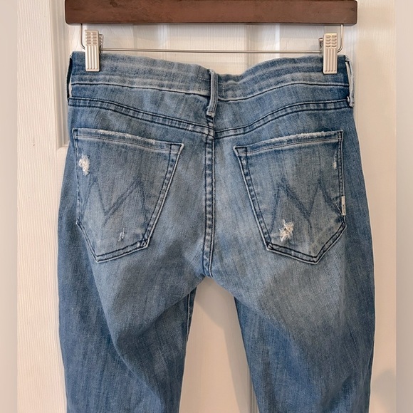 MOTHER The Looker Denim Skinny Jeans in Graffiti Girl size 26 (runs small) - Picture 2 of 2